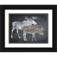thumbnail image 1 of Lewis, Sheldon 32x25 Black Ornate Wood Framed with Double Matting Museum Art Print Titled - Wild World, 1 of 4
