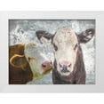 thumbnail image 1 of Lewis, Sheldon 32x25 White Modern Wood Framed Museum Art Print Titled - Two Moo, 1 of 4