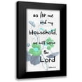 thumbnail image 1 of Lewis, Sheldon 9x14 Black Modern Framed Museum Art Print Titled - Joshua 24-15, 1 of 5