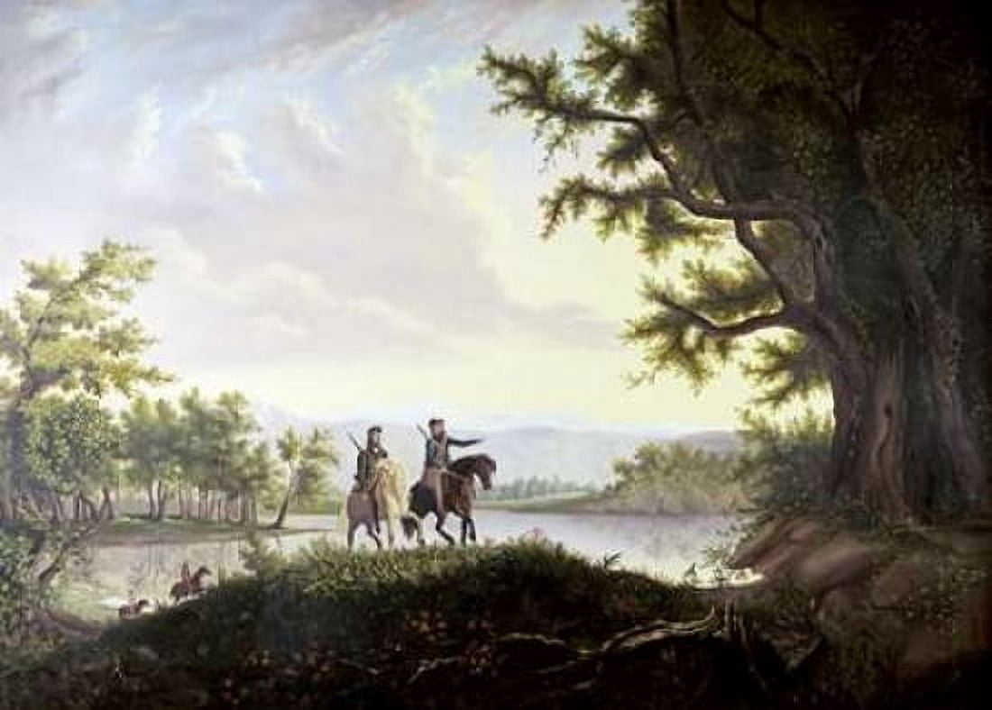 Lewis and Clark Expedition Canvas Art - Thomas Mickell Burnham (20 x 28)