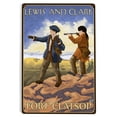thumbnail image 1 of Lewis and Clark, Fort Clatsop, Oregon (12x18 Aluminum Art, Indoor Outdoor Metal Sign Decor), 1 of 5