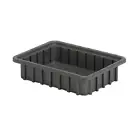 Lewisbins Dc1025 Grey Polyethylene, Divider Box, Gray, 10 3/4 In L, 2 1/2 In H