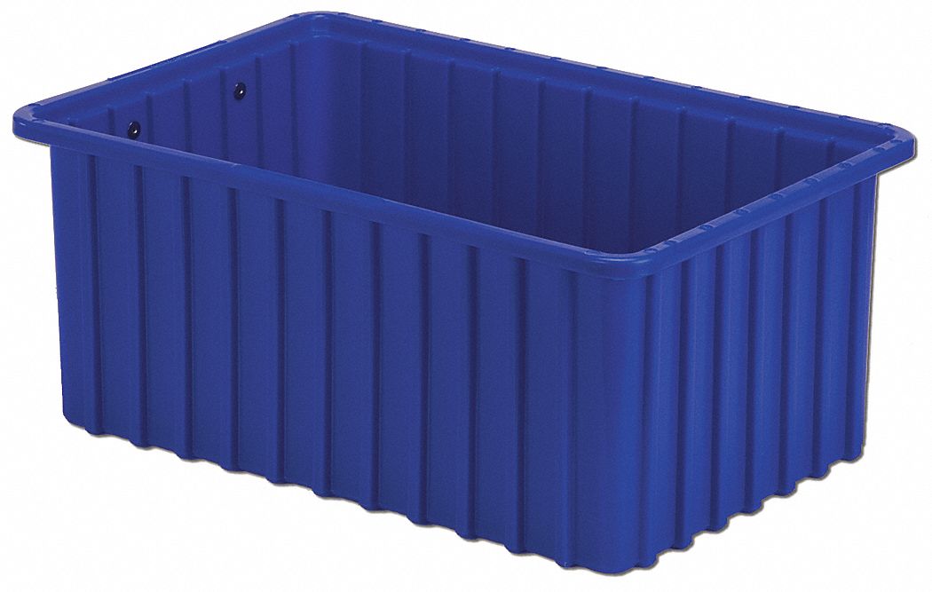 Lewisbins Divider Box,Dark Blue,HDPE,18 DC2070 Dk Blue - Walmart.com