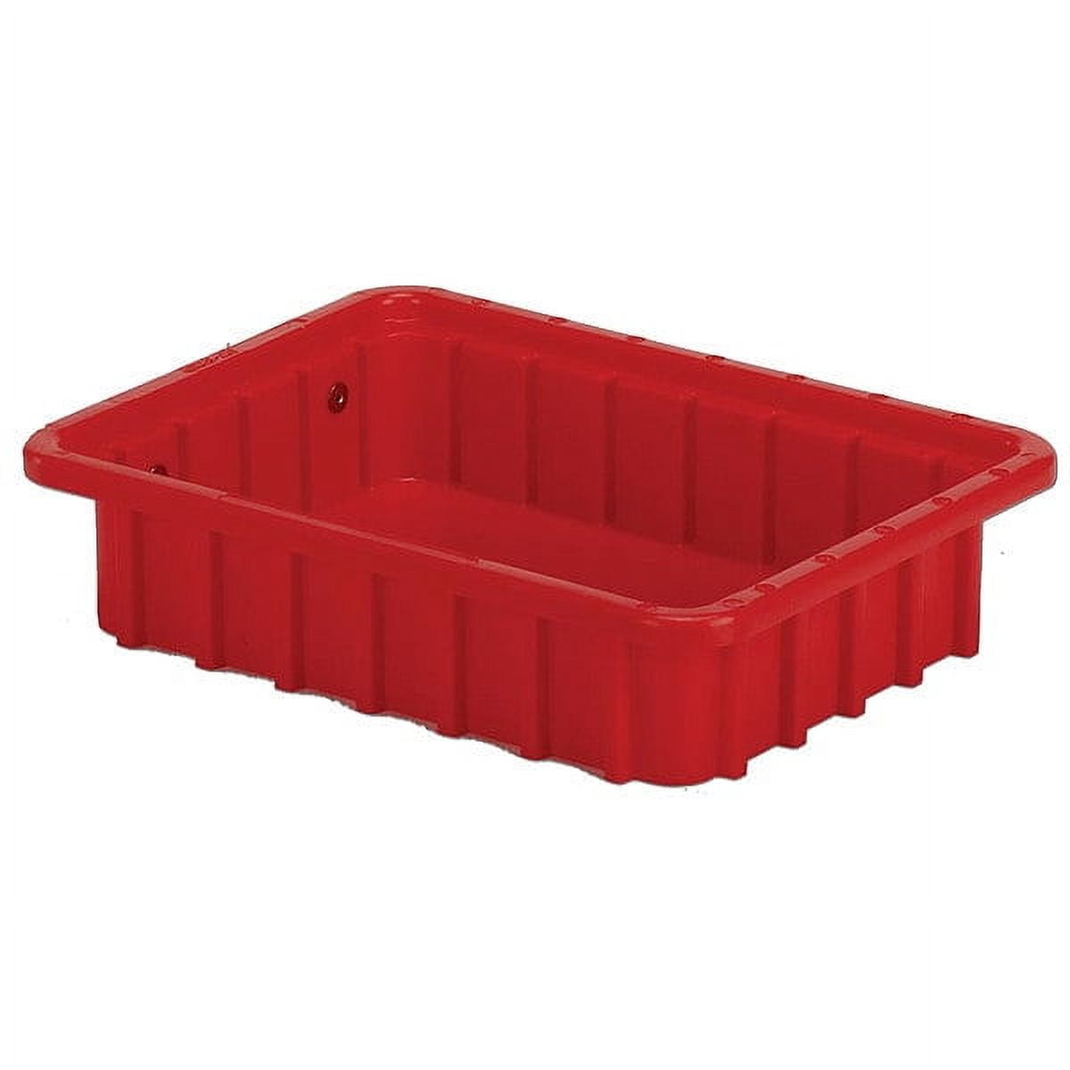 Lewisbins Polyethylene, Divider Box, Red, 10 3/4 in L, 2 1/2 in H ...