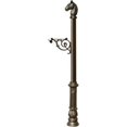 thumbnail image 1 of Lewiston LPST-701-BZ Support Bracket Post System with Ornate Base & Horsehead Finial, Bronze, 1 of 1