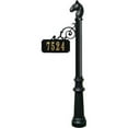 thumbnail image 1 of Large Hanging Ranch Sign with post, decorative Fluted base and Horsehead finial, 1 of 1