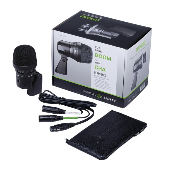 Lewitt DTP 640 REX Dual-Capsule Kick Drum Microphone