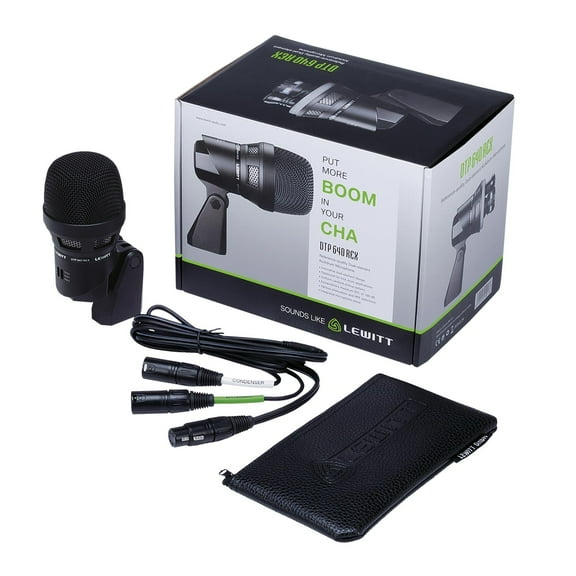Lewitt DTP-640-REX Dual-Element Kick Drum Microphone DTP640