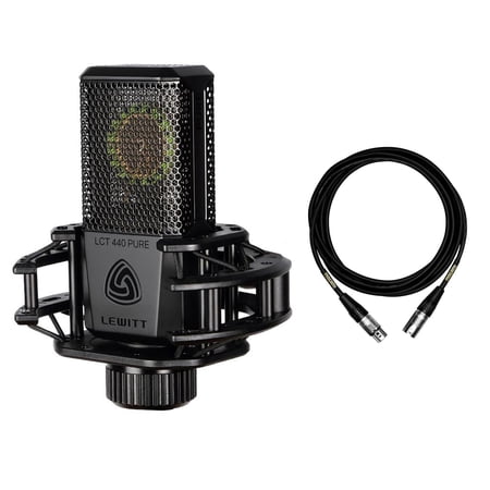 Lewitt LCT-440 Pure Microphone Bundle with Premium 15-foot XLR Mogami Cable