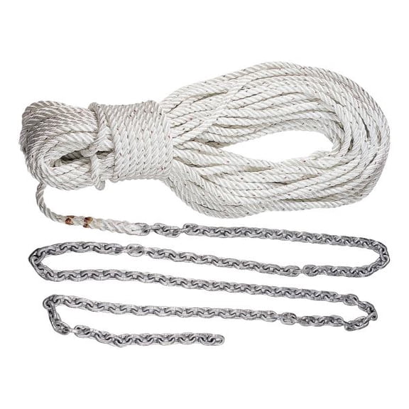 Lewmar 10' 1/4" G4 Chain W/150' 1/2" Rope