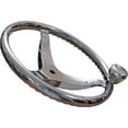 thumbnail image 1 of Lewmar 89700823 SWR Stainless Steering Wheel, 15.5" w/ 1/2" UNC Nut Set, 1 of 9