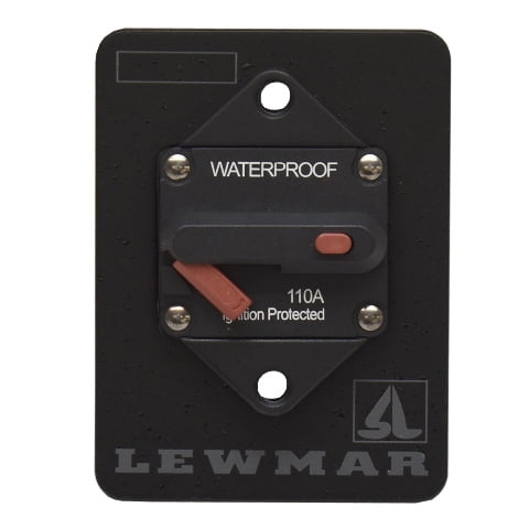 Lewmar Boat Circuit Breaker 68000350 | 110A w/ Panel