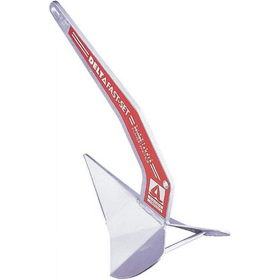 Lewmar Delta Fast Set Galvanized Anchor 44 LBS 57420