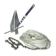thumbnail image 1 of Lewmar PGX Galvanized Fluke Anchor Kit 5 lbs., for Boats up to 24', Includes Anchor, 5' of 1/4" G4 Chain, 100' of 3/8" 3-Strand rode - 2020222276, 1 of 8