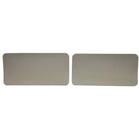 Lewmar Treadmaster Boat Step Pads | 16 1/4 x 8 Inch Light Gray Rubber