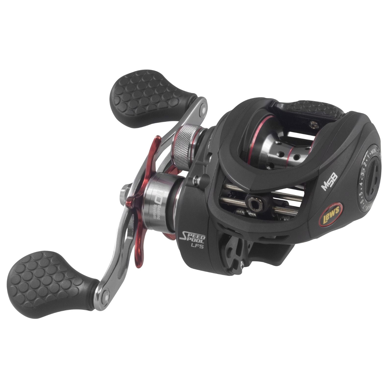 Lew's Tournament MP Speed Spool Baitcast Fishing Reel, Right-Hand Retrieve,  8.3:1 Gear Ratio, One-Piece Aluminum Body with Graphite Side plate