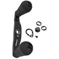 thumbnail image 1 of Lew's Custom Handle Kit Carbon Handle with Round Winn Knobs, Compatible with all Lew's Baitcast Reels, Black, 1 of 3