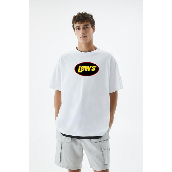 Lews Rods Fishing Gear Main Angler Graphic T-Shirt, for men & women, up to size 5XL