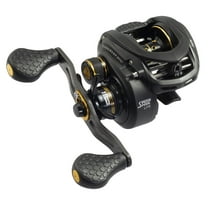 Lews Tournament Pro LFS Baitcast Fishing Reel, 8.3:1 Gear Ratio, Right-Hand Retrieve, Black/Gold
