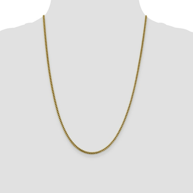 Lex Lu 14k Yellow Gold Franco Chain Necklace LAL92212 Walmart