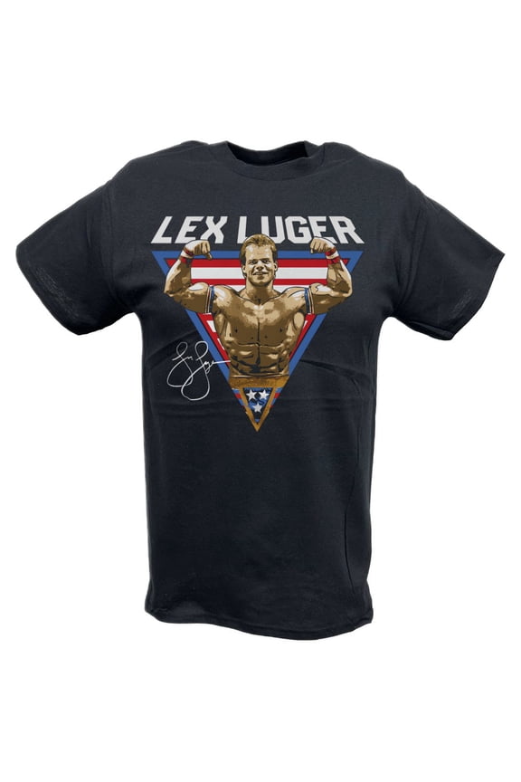 Lex Luger Triangle Flex Black T-shirt