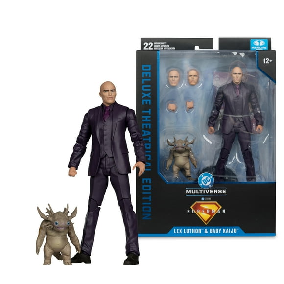 Lex Luthor and Baby Kaiju (DC Multiverse: Deluxe Theatrical Edition Superman Movie) 7" Action Figure - McFarlane Toys