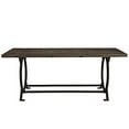 thumbnail image 1 of LexMod Effuse Wood Top Dining Table in Brown, 1 of 5