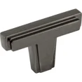 thumbnail image 1 of Lexa 2" Length Bar Knob, Black Nickel, 1 of 1