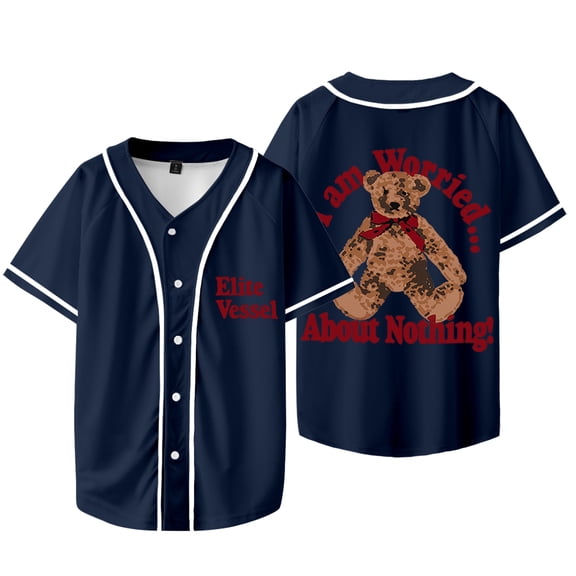 Lexa Gates Worried About Nothing Baseball Jacket Tee Women Men V-neck Short Sleeve T-shirts