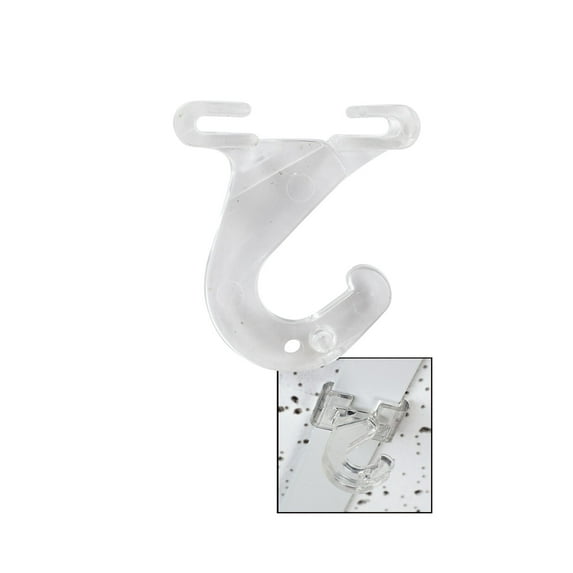 Lexan® Unbreakable Plastic Hinged Ceiling Clips- pack of 6