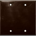 thumbnail image 1 of Lexan Wall Plates 2 Gang Blank Brown, 1 of 1
