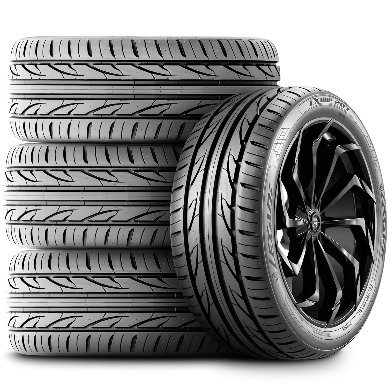 Lexani LXUHP-207 225/55ZR17 101W Extra Load High Performance All-Season Sport Utility Vehicle Set of 4 Tires