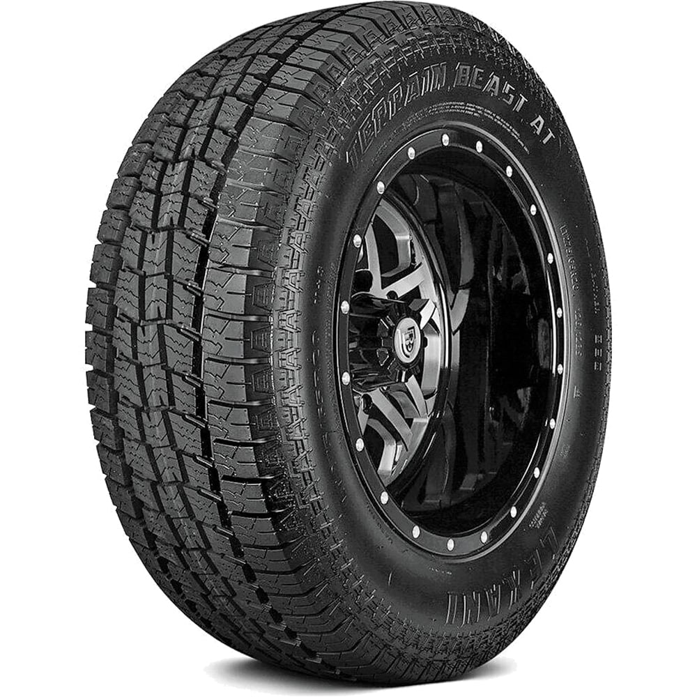 Lexani Terrain Beast AT All Terrain LT245/75R16 120/116S E Light Truck Tire Fits: 2015 Toyota Tacoma TRD Pro, 1995-2002 Chevrolet Tahoe LT