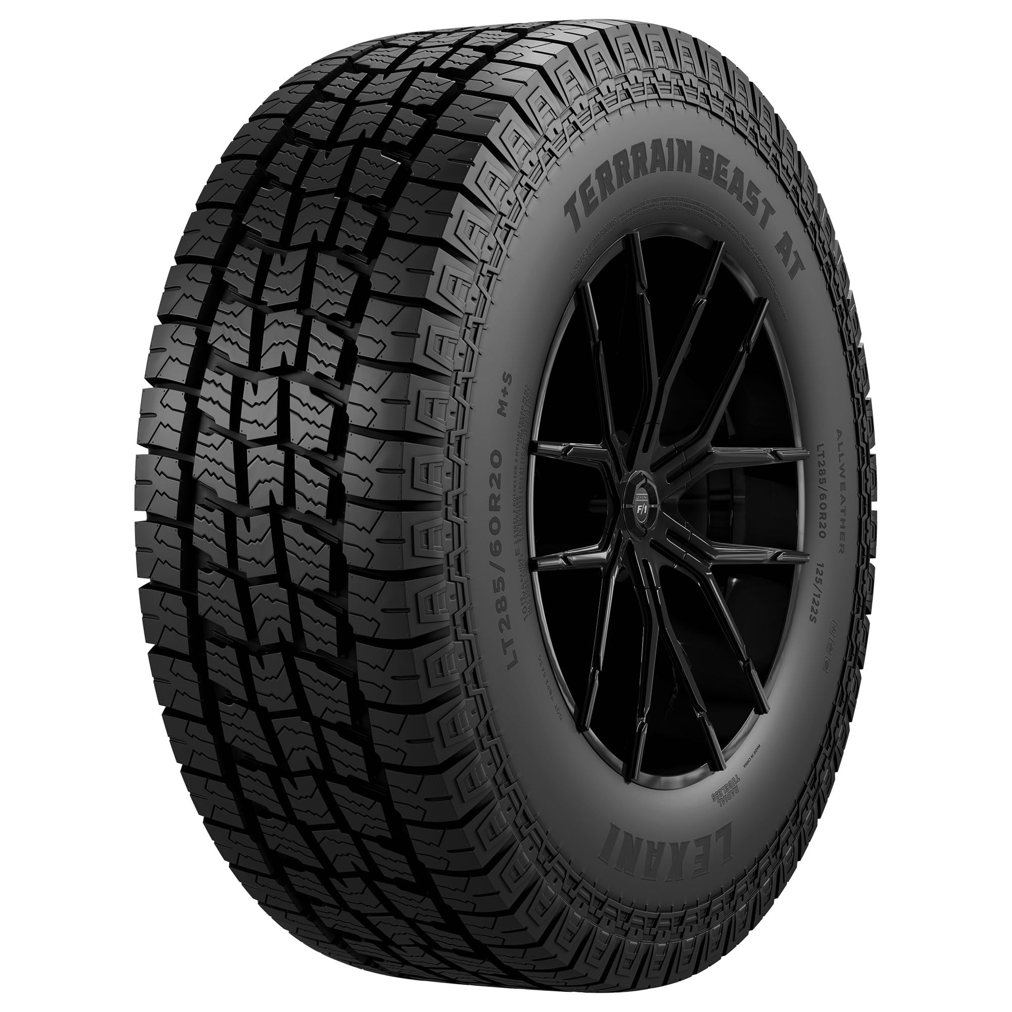 Lexani Terrain Beast AT All Terrain LT245/75R17 121/118S E Light Truck Tire