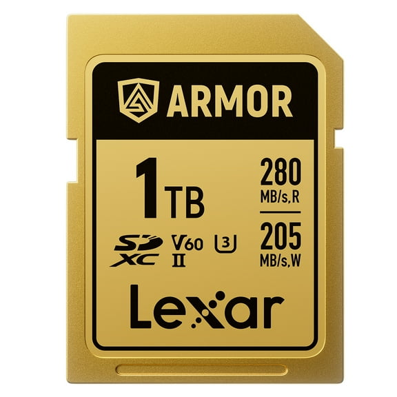 Lexar ARMOR GOLD 1TB UHS-II V60 SDXC Memory Card