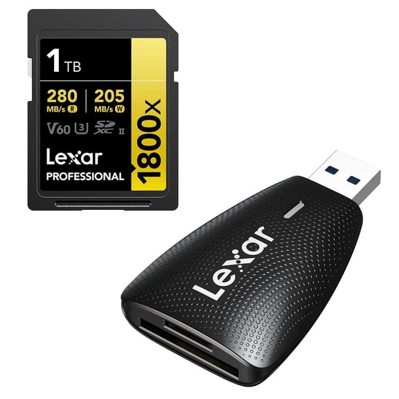 Lexar GOLD Series Professional 1800x 1TB UHS-II SDXC Memory Card