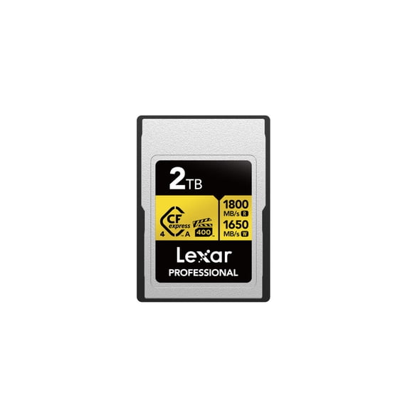Lexar Gold Series Professional 2TB CFexpress 4.0 Type-A Memory Card