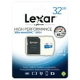 thumbnail image 1 of Lexar High Performance - Flash memory card (microSDHC to SD adapter included) - 32 GB - UHS Class 1 / Class10 - 300x - microSDHC, 1 of 4