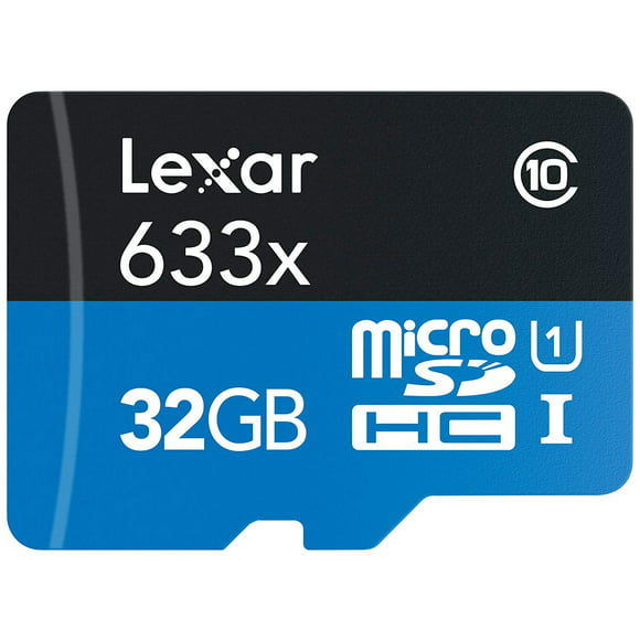 Lexar High Performance - Flash memory card (microSDHC to SD adapter included) - 32 GB - UHS-I / Class10 - 633x - microSDHC UHS-I