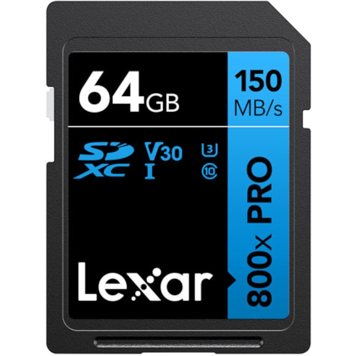 CFカード Lexar Professional 800x 64GB Lexar 64GB High-Performance 800x PRO UHS-I SDXC Memory Card (BLUE