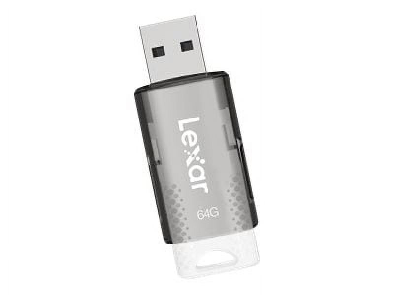 Lexar® JumpDrive® S60 USB 2.0 Flash Drives, 64GB, Black/Teal, Pack Of 2 Flash Drives, LJDS60-64GB2NNU
