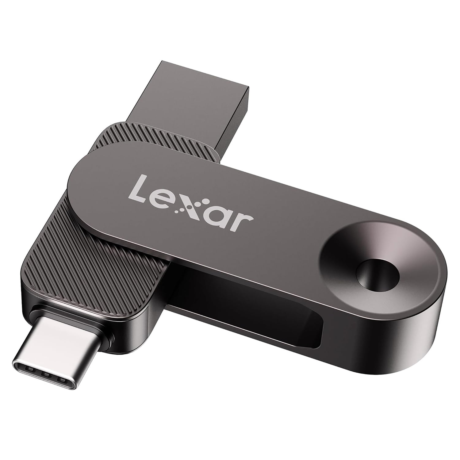 Lexar JumpDrive D500 USB 3.2 Gen 1 Solid-State Dual Drive with USB-C and USB-A Connectors, 512 GB