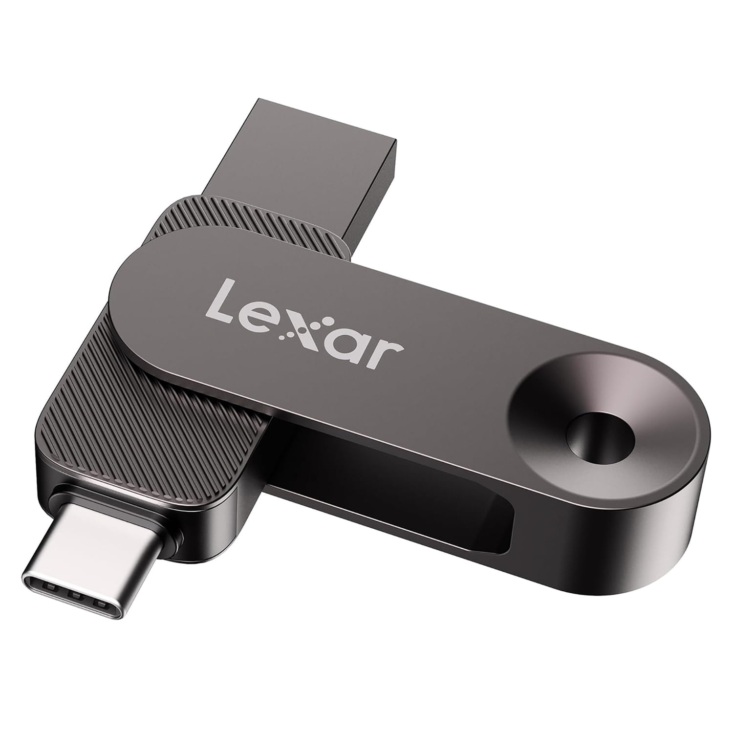 Lexar JumpDrive D500 USB 3.2 Gen 1 Solid-State Dual Drive with USB-C and USB-A Connectors, 256 GB