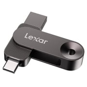 Lexar JumpDrive D500 USB 3.2 Gen 1 Solid-State Dual Drive with USB-C and USB-A Connectors, 256 GB