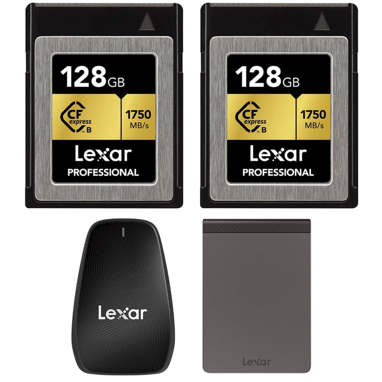 Lexar LCFX10-128CRBNA 128GB Professional CFexpress (CFX Lexar LCFX10-128CRBNA 128GB Professional CFexpress (CFX