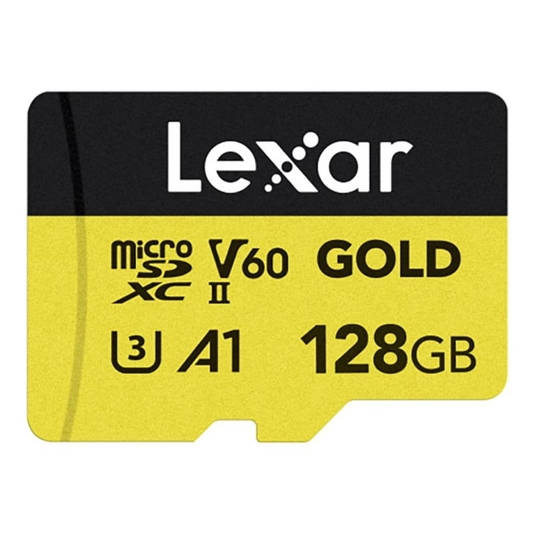 SDXC UHS-II V60】 GOLD 128GB Lexar Professional SDXC Gold 128GB 1800x UHS-II V60 - Foto