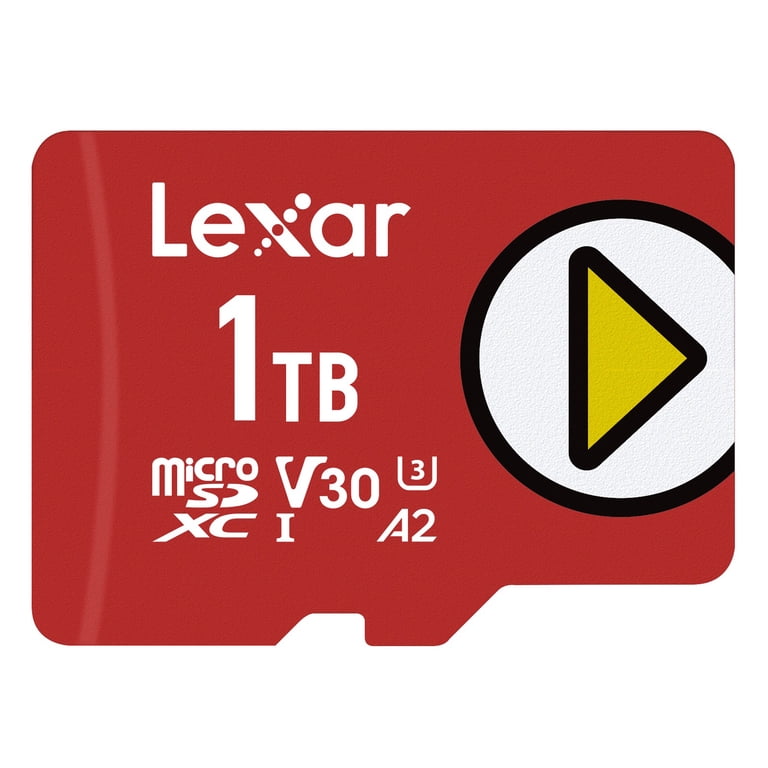 Lexar, microSDXC Card, 1TB, UHS-I Class 10 U3 V30 A2 - Walmart.com