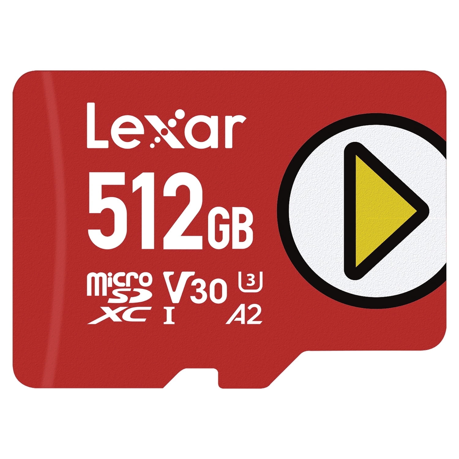 Lexar PLAY Series 512GB UHS-I microSDXC Memory Card