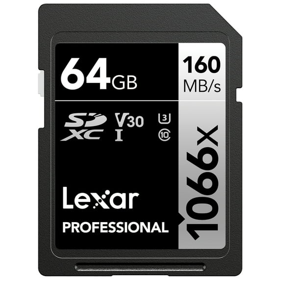 Lexar 64GB SDXC 1066X Memory Card