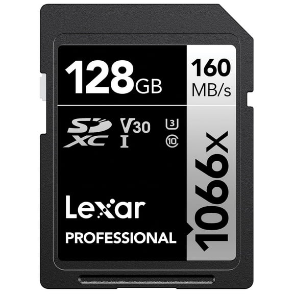 Lexar SILVER Series Professional 1066x 128GB SDXC UHS-I Memory Card